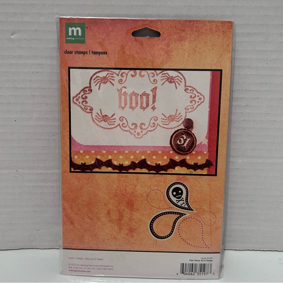 Making Memories TOIL & TROUBLE (Halloween) Clear Stamp Set 22-pc - Picture 2 of 4